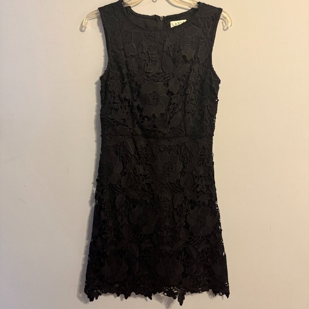 LABEL by 5 twelve Black Lace Sleeveless Dress Size 4